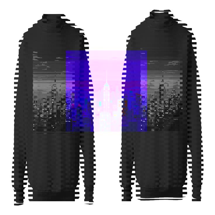 Vaporwave レトロゲーミングピクセルアート スウェットシャツ