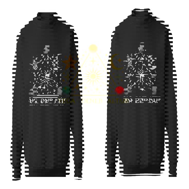 Vega Deneb Altair 夏の三角形の星座 星座 スウェットシャツ