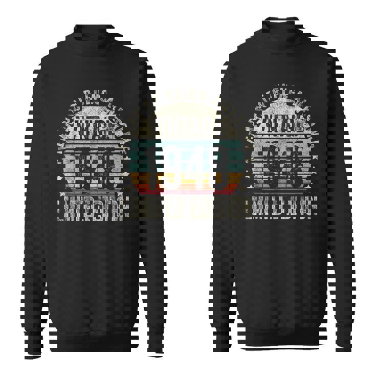 Vintage 1948 T For Retro 1948 Birthday スウェットシャツ