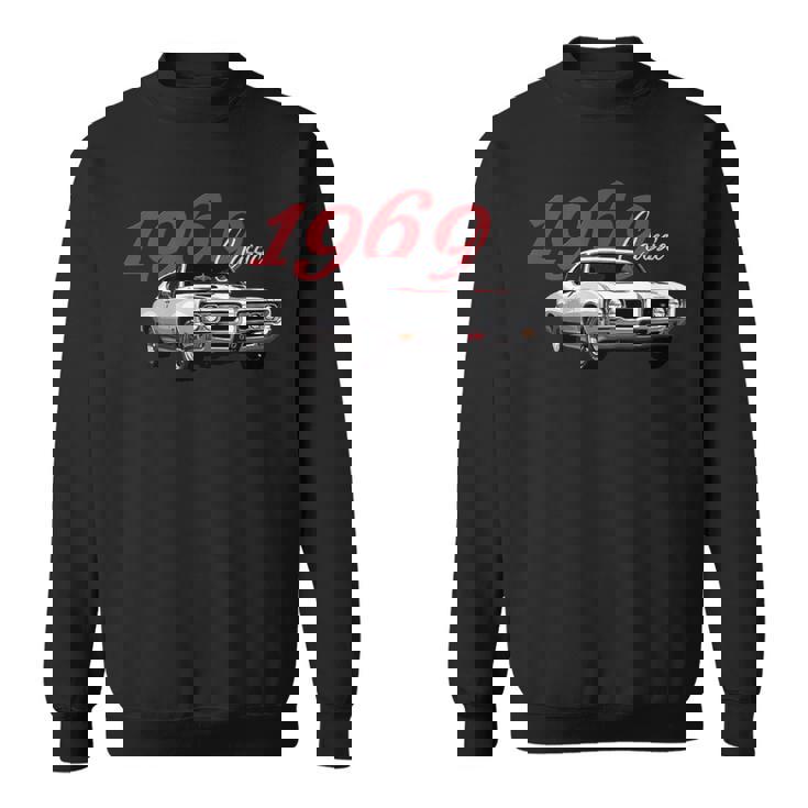 Vintage 1969 Gto、アメリカのマッスルカー、クラシックホットロッド スウェットシャツ