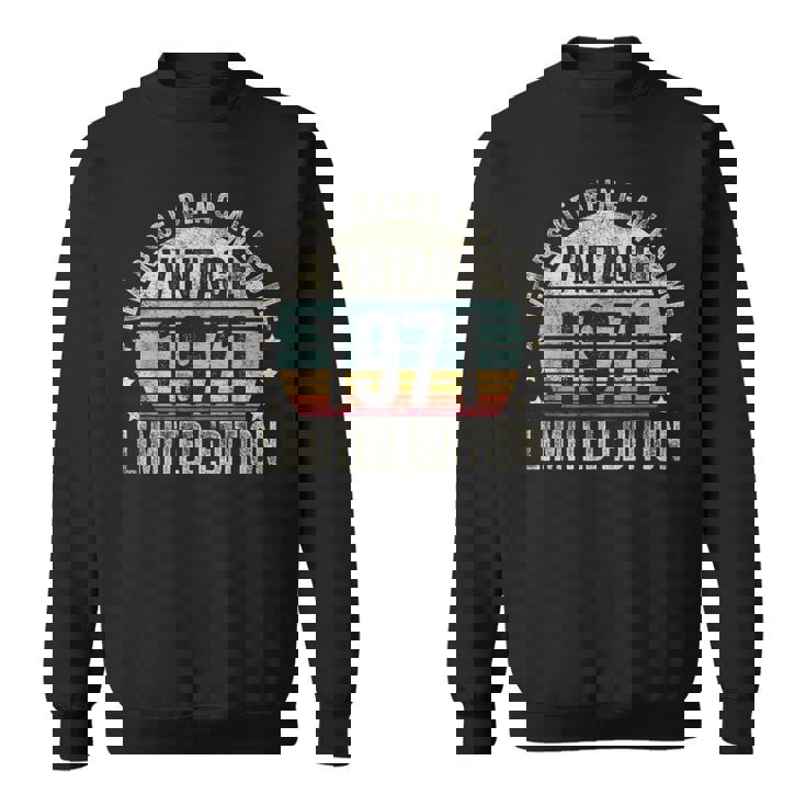 Vintage 1971 T For Retro 1971 Birthday スウェットシャツ