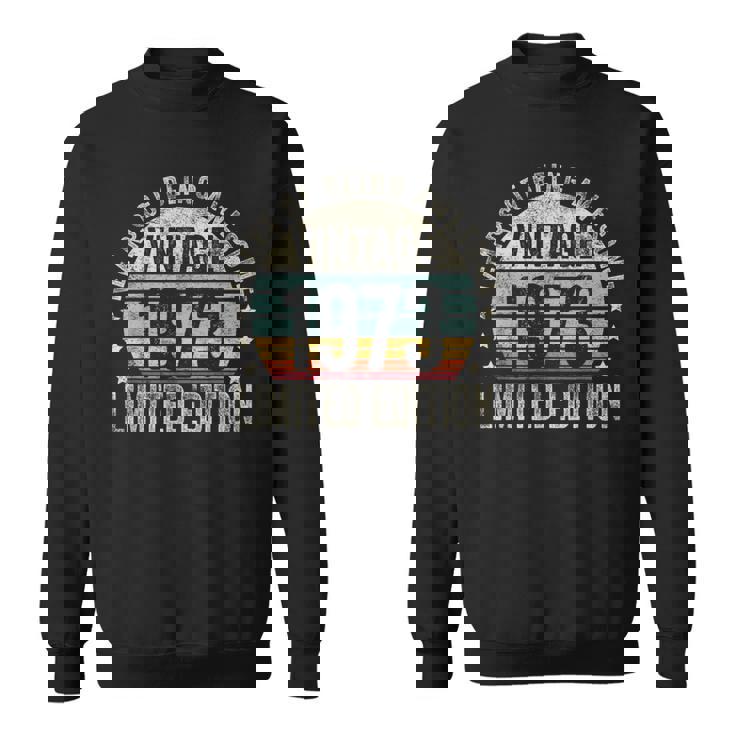 Vintage 1973 Limited Edition Legendary Awesome Epic 1973 スウェットシャツ