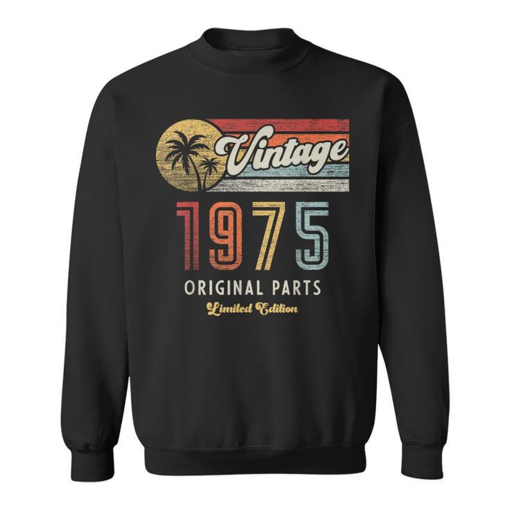 Vintage 1975 Original Piezas Palmas 50 Cumpleaños Camisa de entrenamiento