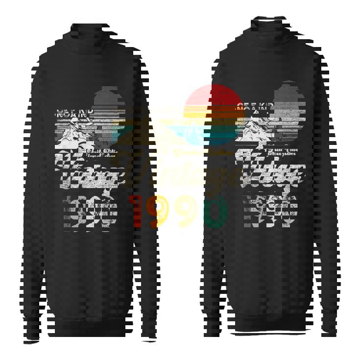 Vintage 1990 Montañas Águila Retro 35 Cumpleaños Camisa de entrenamiento