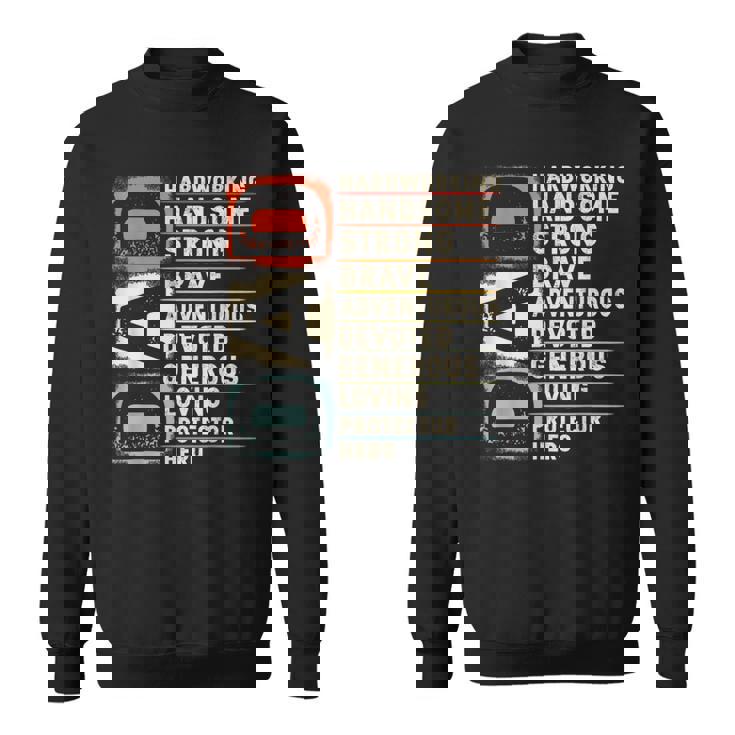 Vintage Definition Of Dad Retro Meme Joke Father's Day Sweatshirt