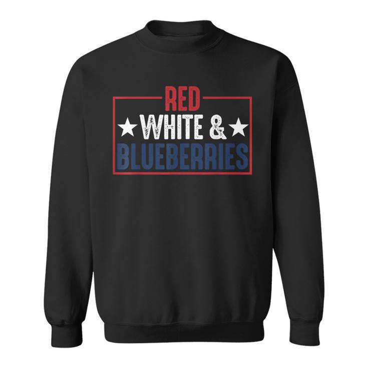 Vintage Red White And Blueberries Sweatshirt