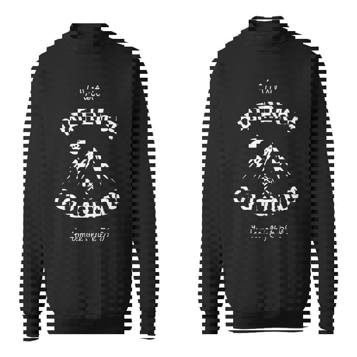 Visit Patience Colorado レジデントエイリアン 長袖tシャツ スウェットシャツ