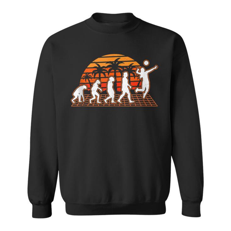 Vóleibol Evolución Retroolleyballoleibol De Playa In Mangas Camisa de entrenamiento