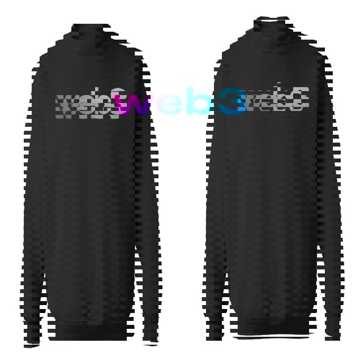 Web3 暗号ブロックチェーン オープンインターネットnftアート スウェットシャツ