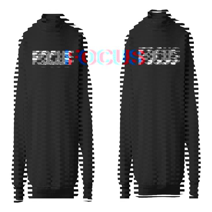 Weird Focus Crazy Optical Illusionシャツ スウェットシャツ