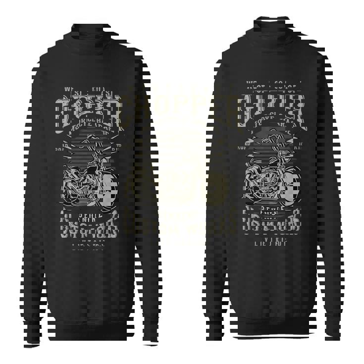 West Coast Chopper オートバイtシャツ スウェットシャツ