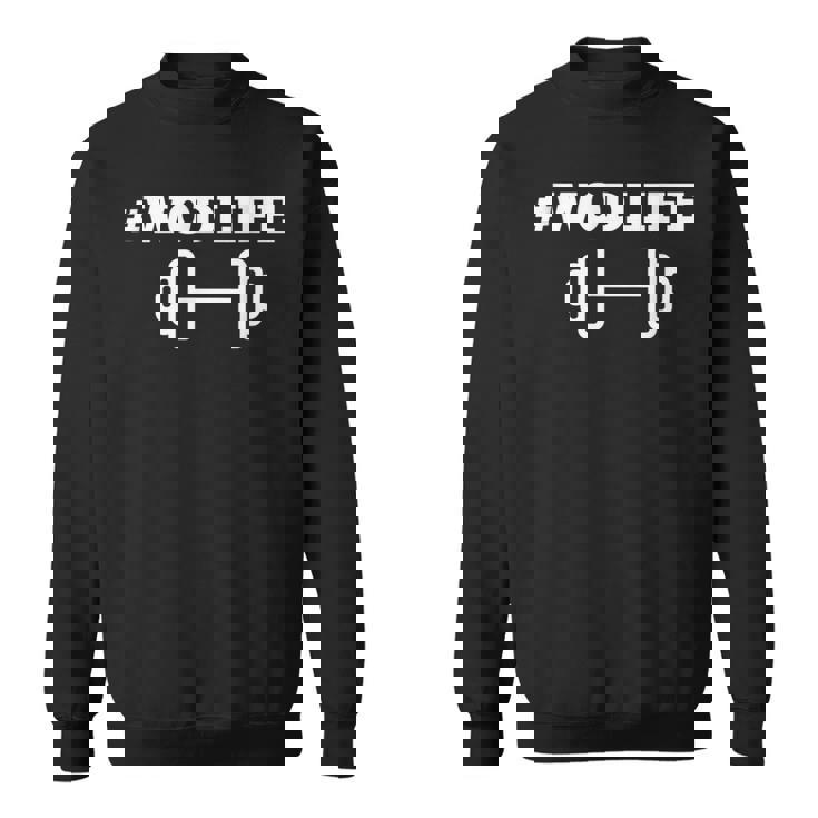 Wod ライフ クロストレーニング ボックス ウェイトリフティング フィットネス 楽しい スウェットシャツ