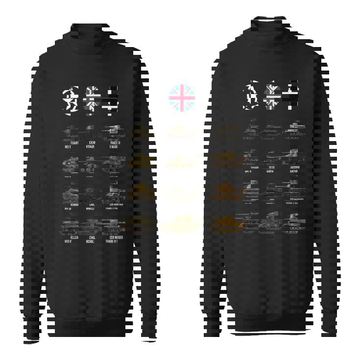 Ww2 戦車 シャーマン ヘルキャット パンツァー タイガー パンサー タンクファン用 スウェットシャツ