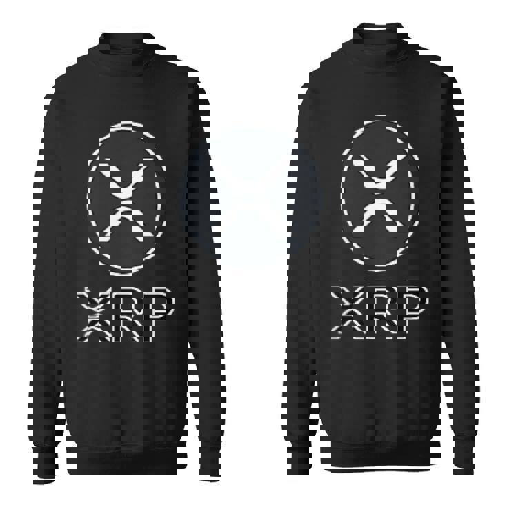 Xrp リップル 暗号通貨ポケットロゴ スウェットシャツ