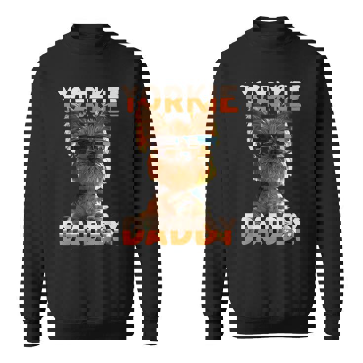 Yorkie Daddyヨーキー パパ 父の日 お父さん スウィート・ヨークシャー・テリア スウェットシャツ