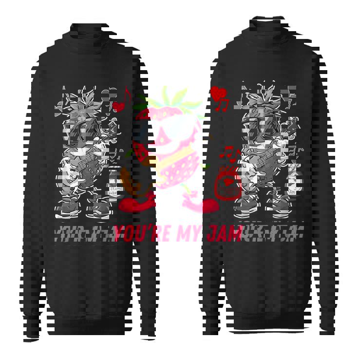 You're My Jam ファニーストロベリー ギターを弾く スイートハートジャム スウェットシャツ