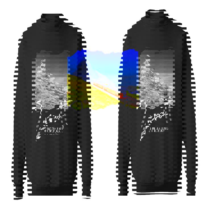 Zermatt お土産 マッターホルン ツェルマット スウェットシャツ