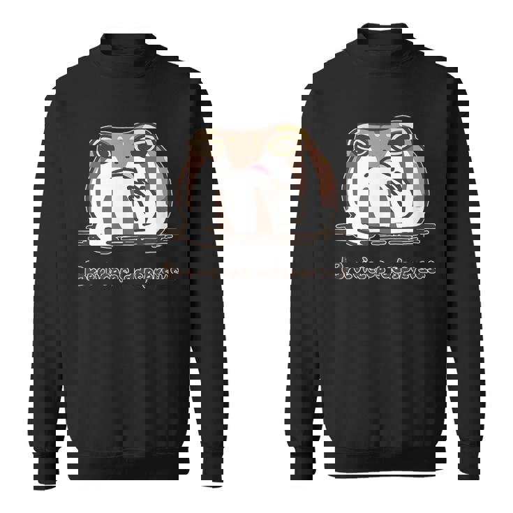 《Breviceps Adspersus》 アメフクラガエル カエル好き おもしろ ネタ プレセント スウェットシャツ