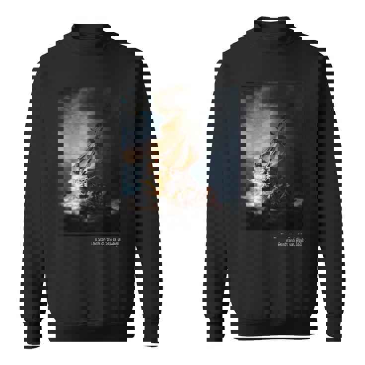 「Thetorm On Theea Of Galilee」ペイントアートtシャツ スウェットシャツ