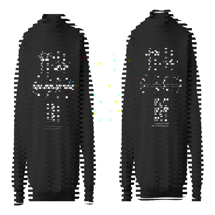 「グラディウス」上上下下左右左右ba タイル スウェットシャツ