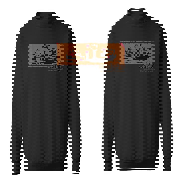 「悪魔城ドラキュラ」ステージマップ スウェットシャツ