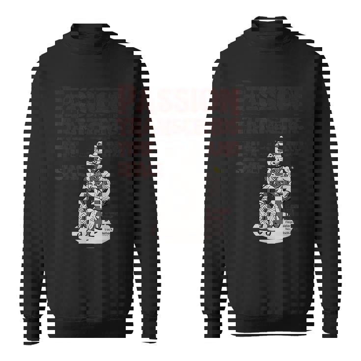 「情熱は時空を超える」 合掌土偶 祈る土偶 縄文 土偶 青森県八戸市 国宝 考古学 はにわ シュール スウェットシャツ