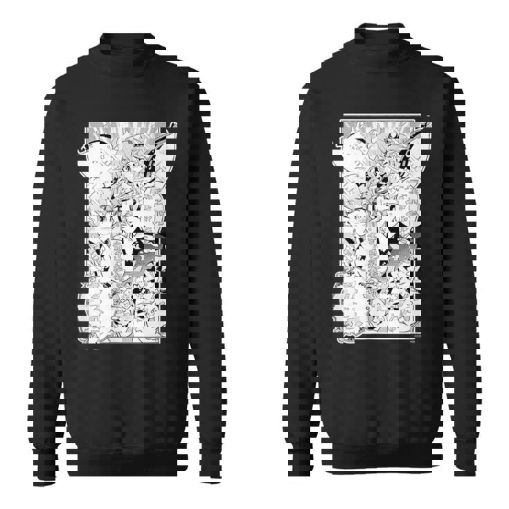 【さくらみこ】『ヤマト神想怪異譚』漫画コマtシャツ（本人セレクト 日本語） スウェットシャツ