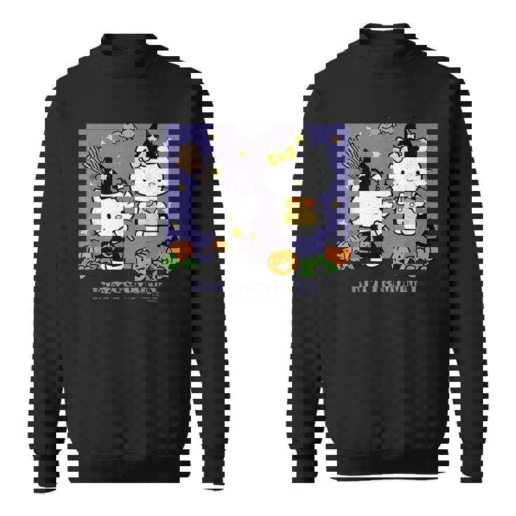 【ハロウィン特集】Usデザイン ハローキティ ミミィと一緒 スウェットシャツ