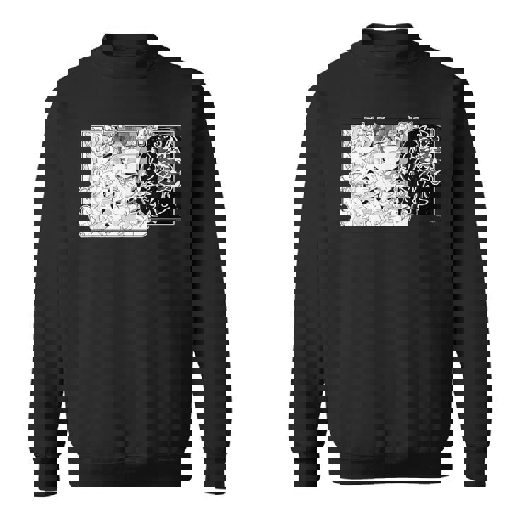 【大神ミオ】『ヤマト神想怪異譚』漫画コマtシャツ（本人セレクト 日本語） スウェットシャツ