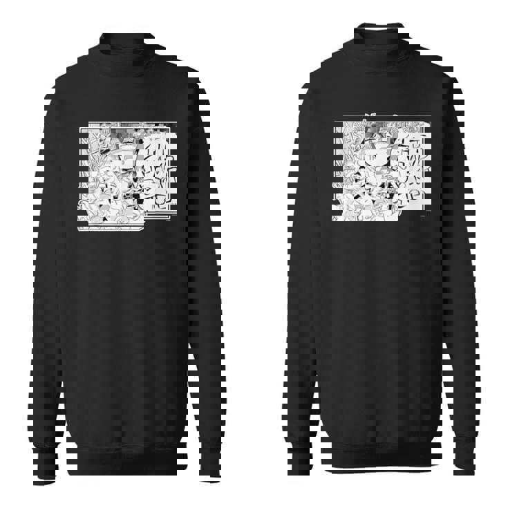 【大神ミオ】『ヤマト神想怪異譚』漫画コマtシャツ（本人セレクト 英語） スウェットシャツ