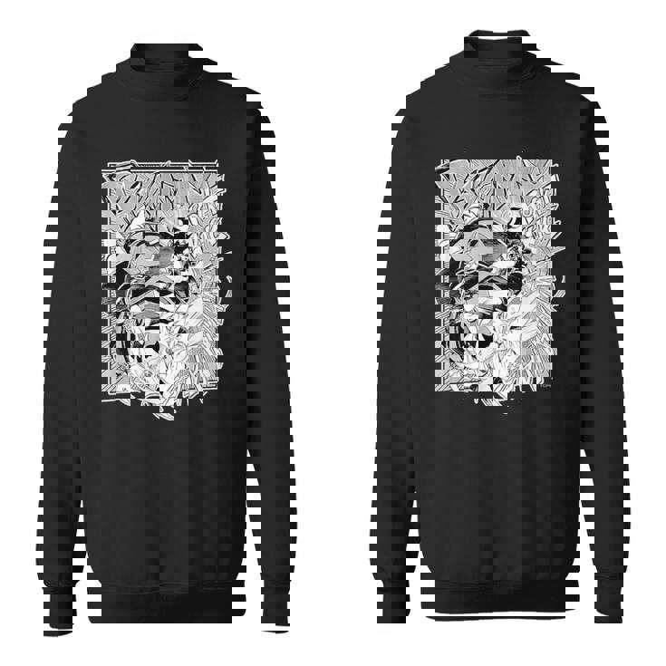 【百鬼あやめ】『ヤマト神想怪異譚』漫画コマtシャツ（本人セレクト 英語） スウェットシャツ