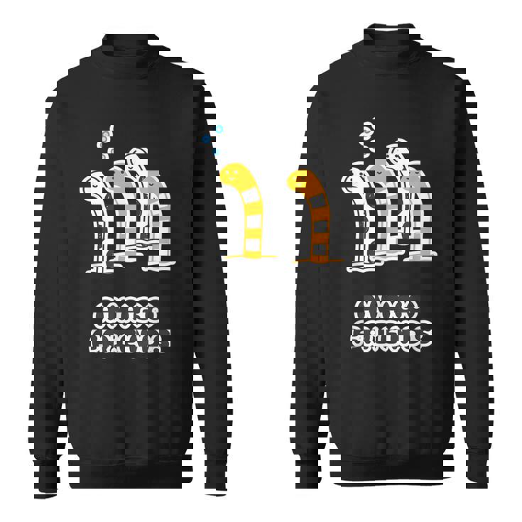 あなごフレンズ《チンアナゴ & ニシキアナゴ》【どうぶつフレンズ】水族館 ゆるくて かわいい 面白 動物 イラスト スウェットシャツ