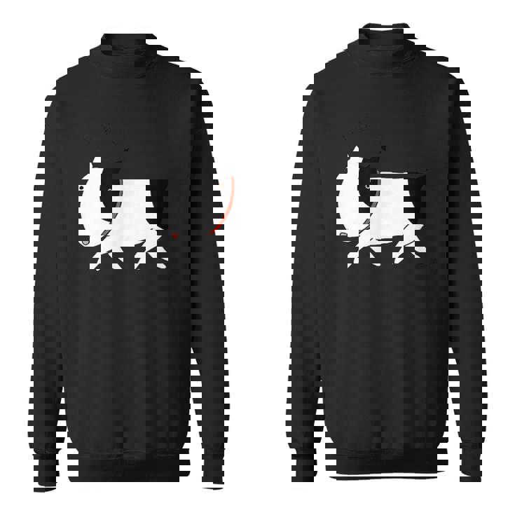 い〜ぬ 白 スウェットシャツ