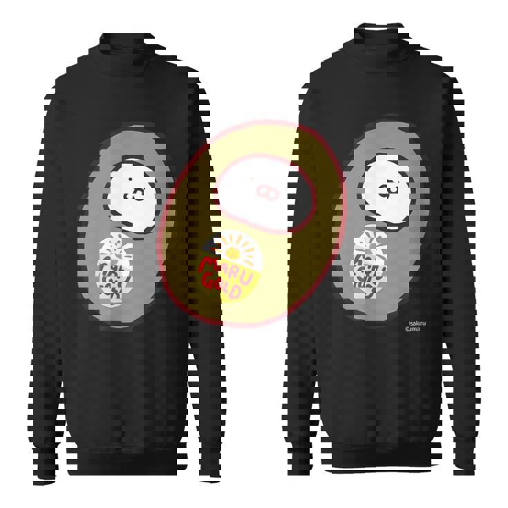 うさまる キウイまる ダークカラー スウェットシャツ