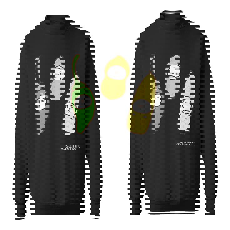 うさまる ベジまるズ ダークカラー スウェットシャツ