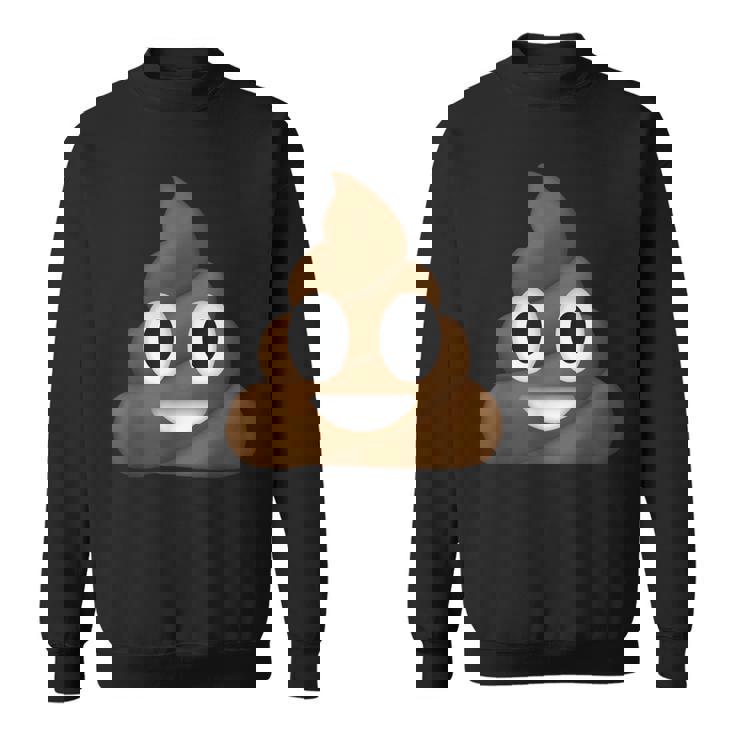 うんちパイル 笑顔 ハッピー うんちパイル うんちの渦 かわいい おもしろい スウェットシャツ