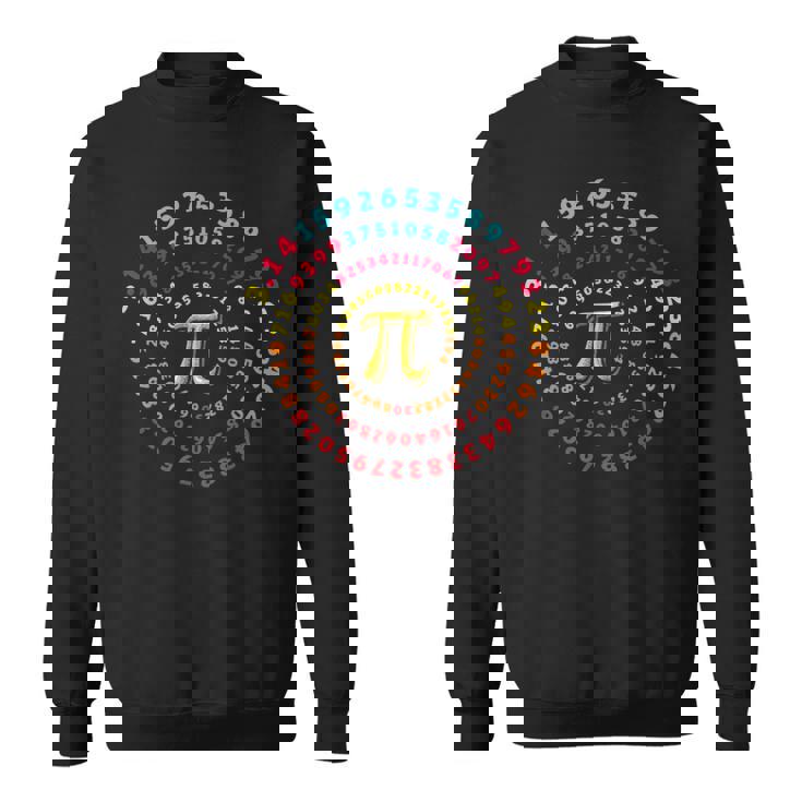 おかしい円周率日スパイラル 314 円周率記号数学教師 スウェットシャツ