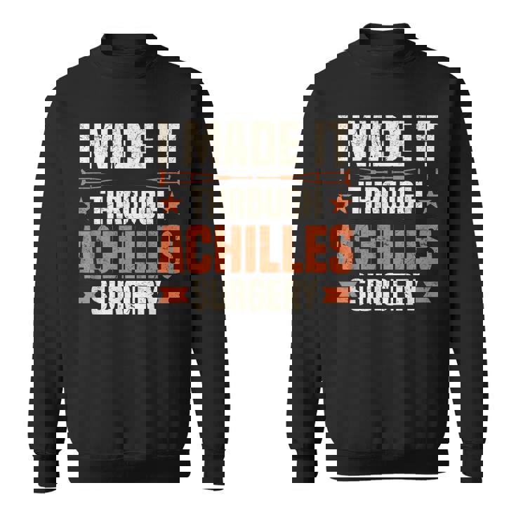 おかしな手術 サバイバー デザイン リカバリー アキレス手術 スウェットシャツ