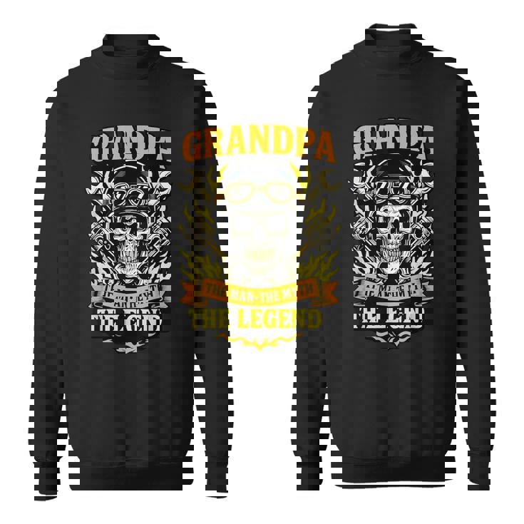 おじいちゃん ザ・マン 神話 おじいちゃんバイクの伝説 スウェットシャツ