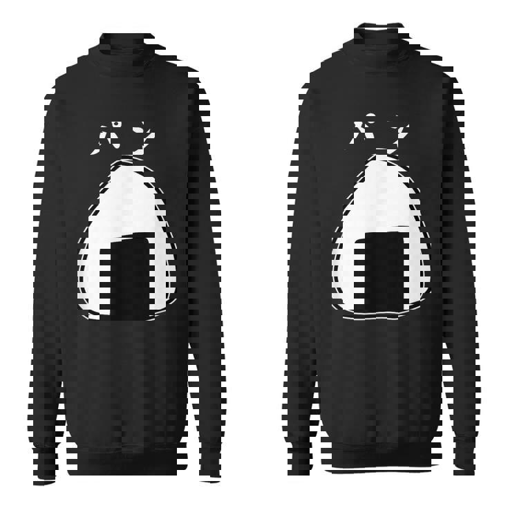 おにぎりパン パンとおにぎり：伝統とモダンの融合 スウェットシャツ