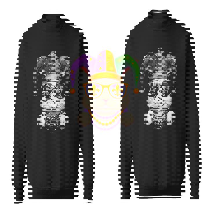 おもしろうさぎ マルディグラ フェスティバル カーニバル レディース メンズ キッズ スウェットシャツ