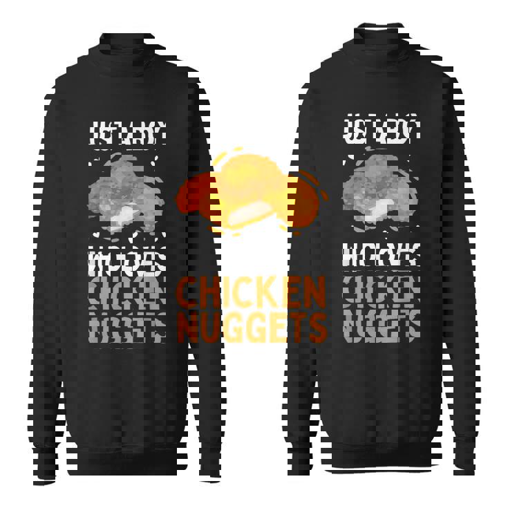 おもしろチキンナゲット メンズ ボーイズ キッズ チキンナゲット愛好家向け スウェットシャツ
