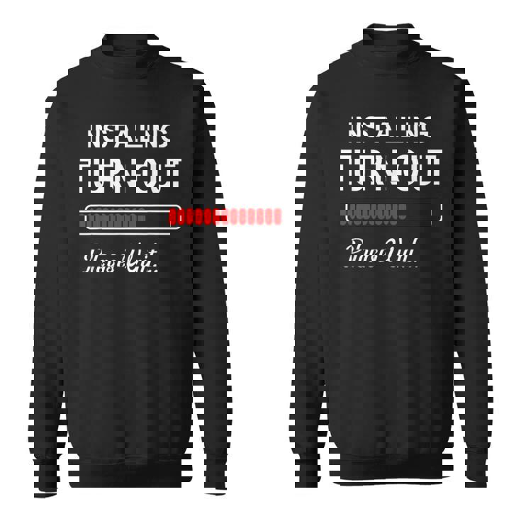 おもしろバレエレッスン設置 ターンアウトクラス かわいい スウェットシャツ