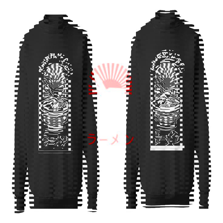 おもしろラーメン 和風丼 箸 スウェットシャツ