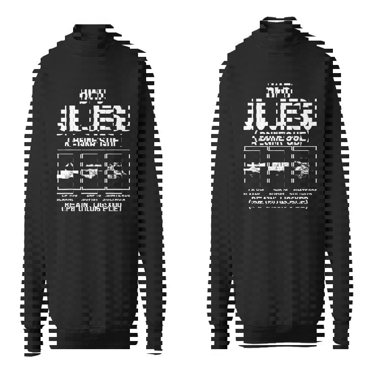 おもしろ柔術初心者ガイド ブラジリアン柔術 スウェットシャツ