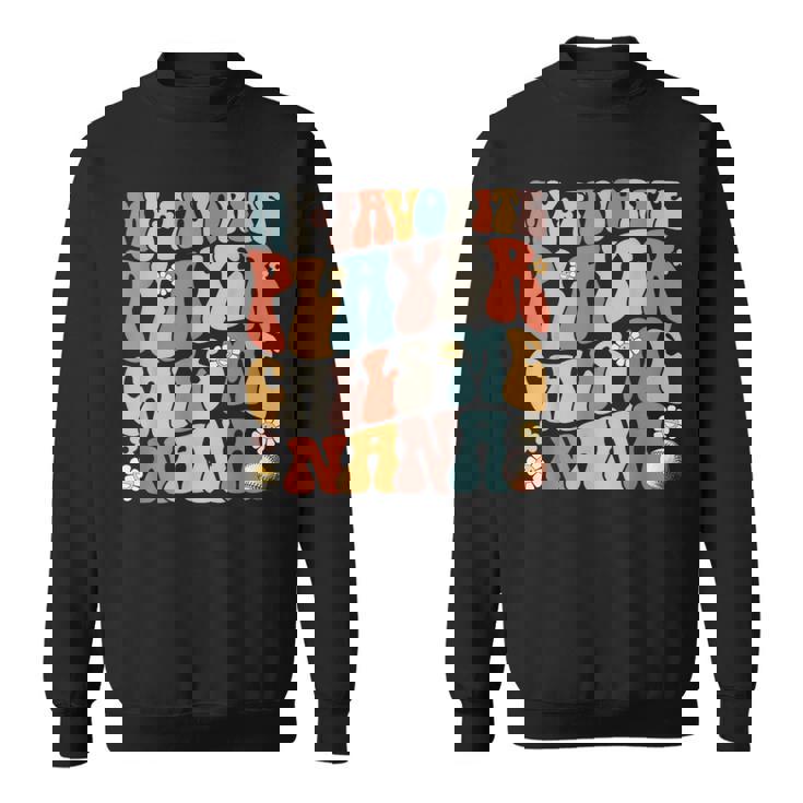 お気に入りの野球選手が私をナナと呼ぶ母の日。 スウェットシャツ