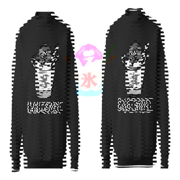 かき氷さんいちご スウェットシャツ