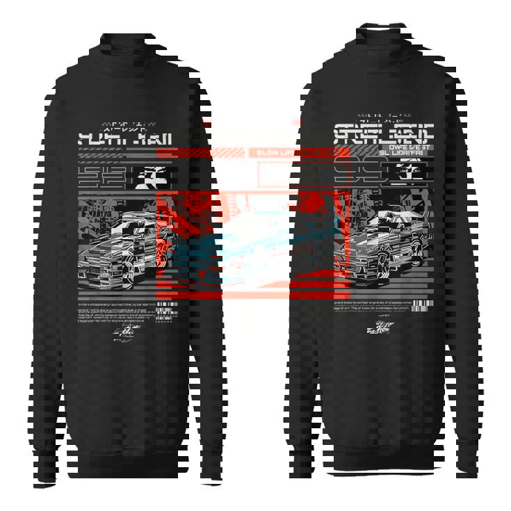 かっこいい レトロ ヴィンテージ ジャパニーズjdm 東京ジャパン ドリフト レースカー スウェットシャツ