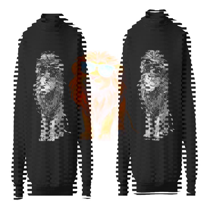 かわいい ライオン キッズ レディース メンズ スウェットシャツ