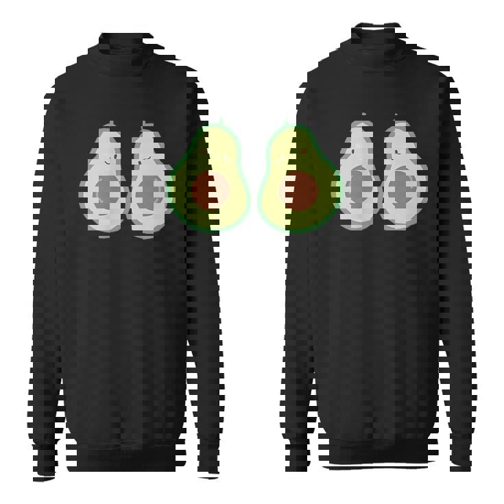 かわいいアボカド スウェットシャツ